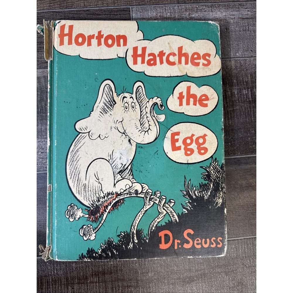 1940 Dr. Seuss Horton Hatches the Egg Random House Children Literature Hardcover